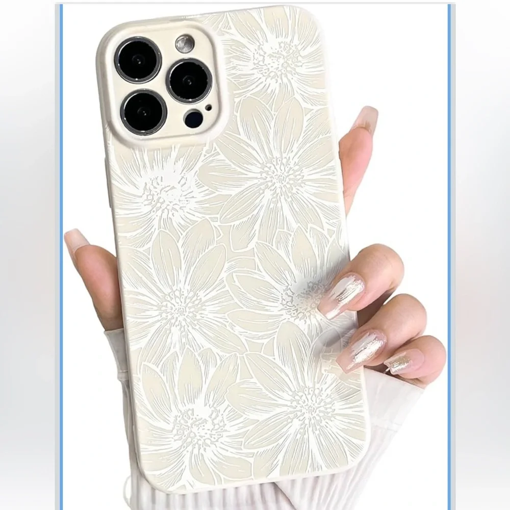 New! 3D Daisy Flower Phone Case | iPhone 12 Pro